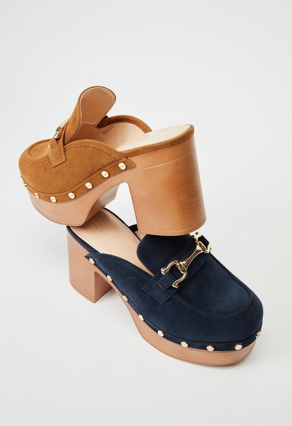 Greta Platform Clog Camel