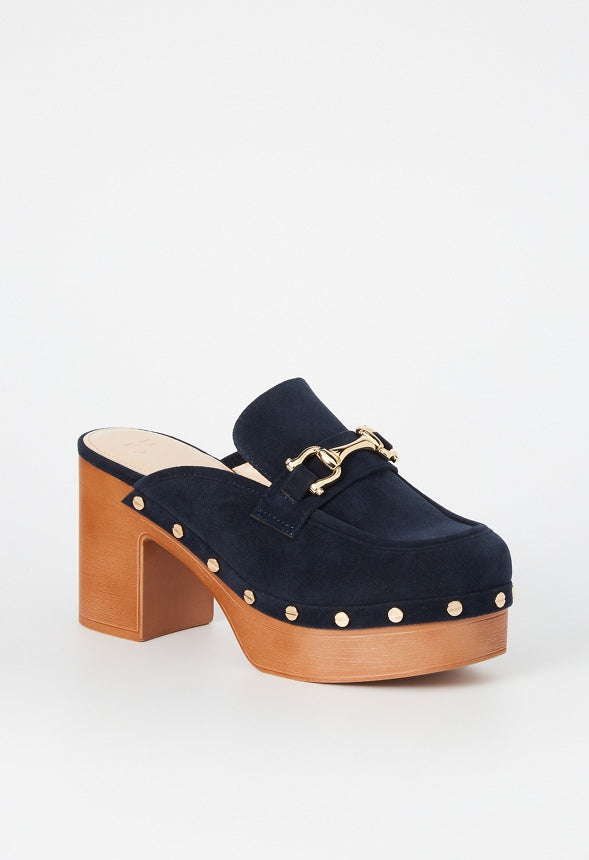 Greta Platform Clog Dark Sapphire