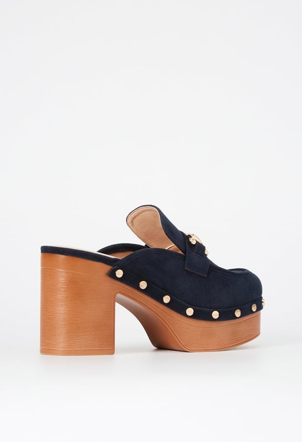 Greta Platform Clog Dark Sapphire