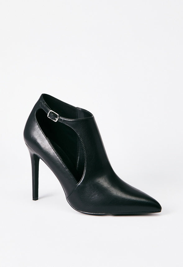 Irina Cut-Out Bootie Black