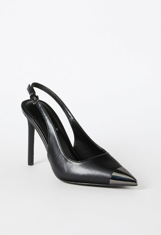 Alexiah Slingback Pump Black/Gunmetal