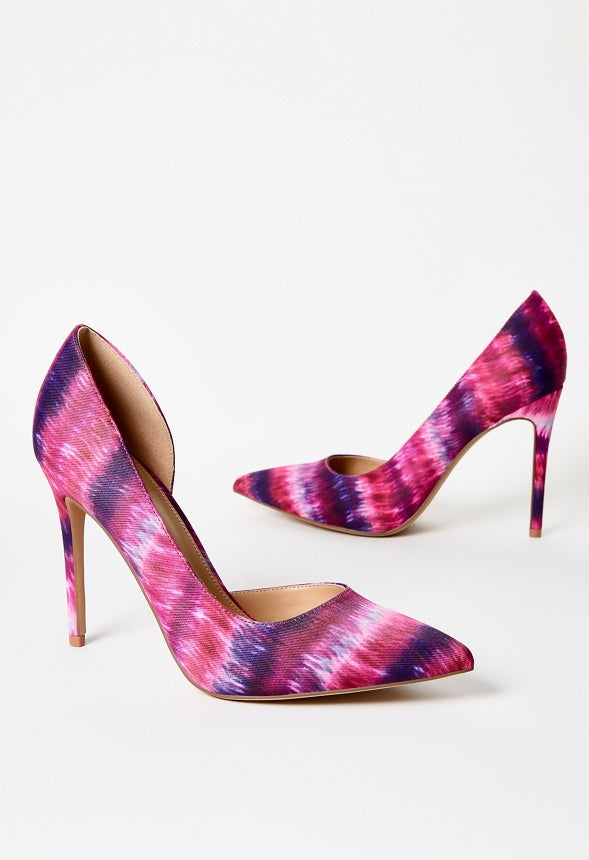 Annakay Pointed Toe Pump Tie Dye
