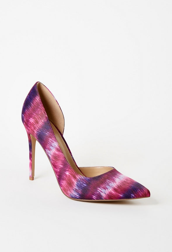 Annakay Pointed Toe Pump Tie Dye