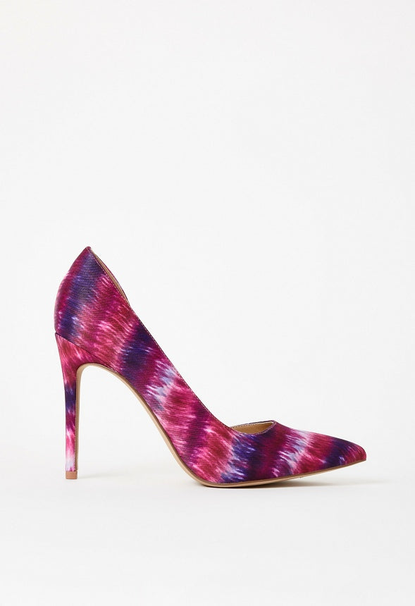 Annakay Pointed Toe Pump Tie Dye