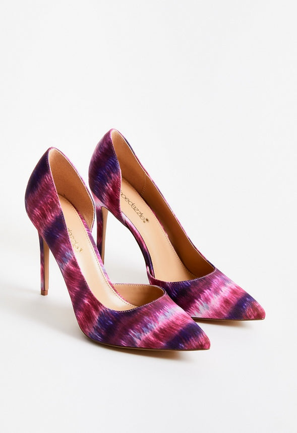 Annakay Pointed Toe Pump Tie Dye