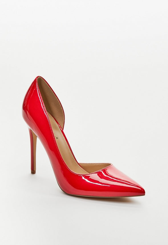 Annakay Pointed Toe Pump Jester Red