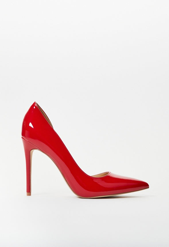 Annakay Pointed Toe Pump Jester Red