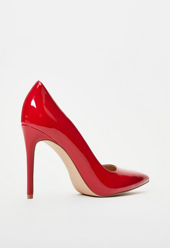Annakay Pointed Toe Pump Jester Red
