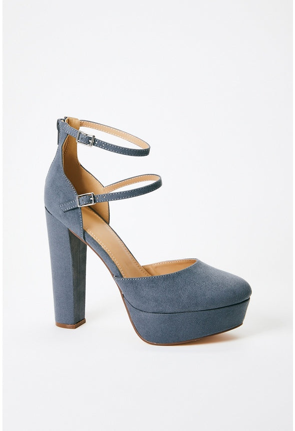 Ellery Platform Pump Stormy Blue