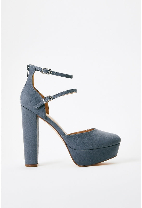 Ellery Platform Pump Stormy Blue