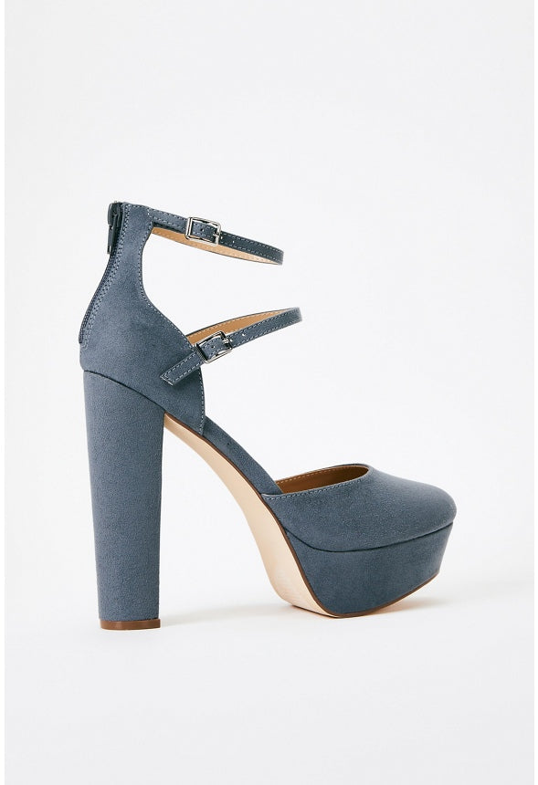 Ellery Platform Pump Stormy Blue