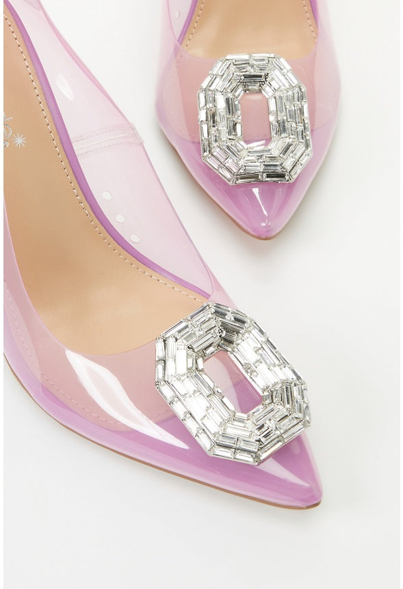 Seleste Embellished Pump Mulberry Purple
