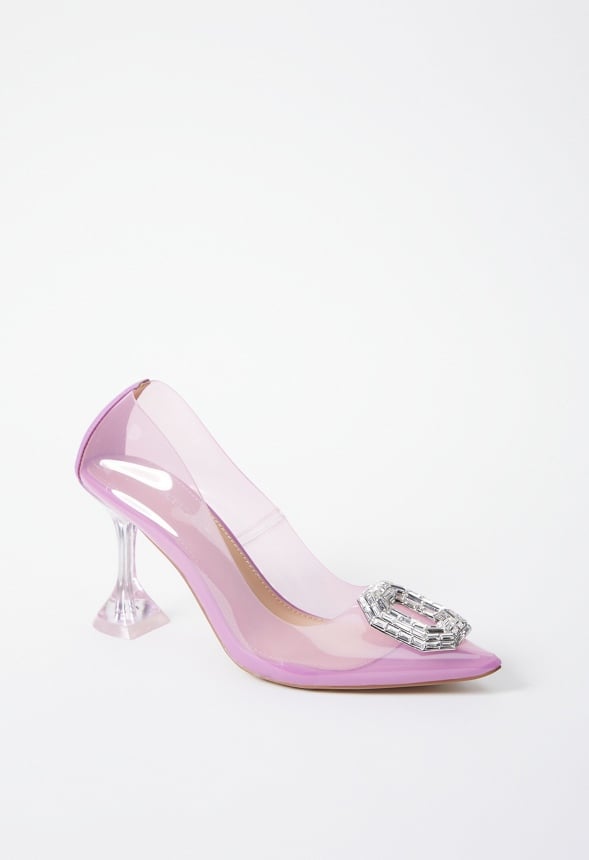 Seleste Embellished Pump Mulberry Purple