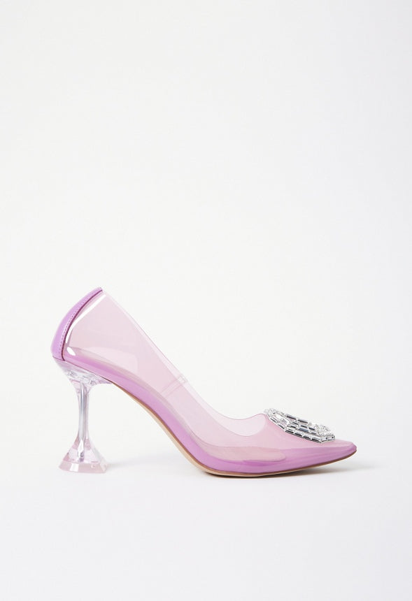 Seleste Embellished Pump Mulberry Purple