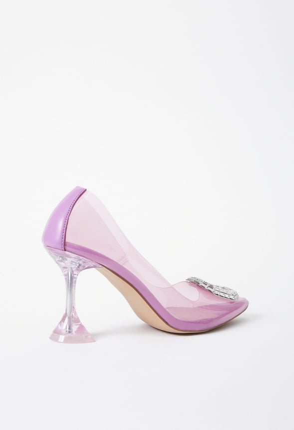 Seleste Embellished Pump Mulberry Purple