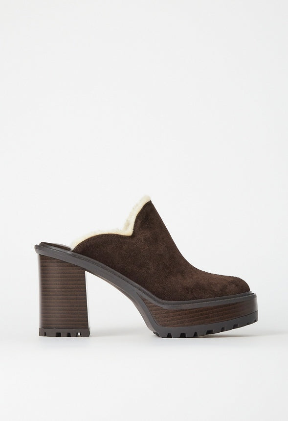Alec Block Heeled Mule Coffee