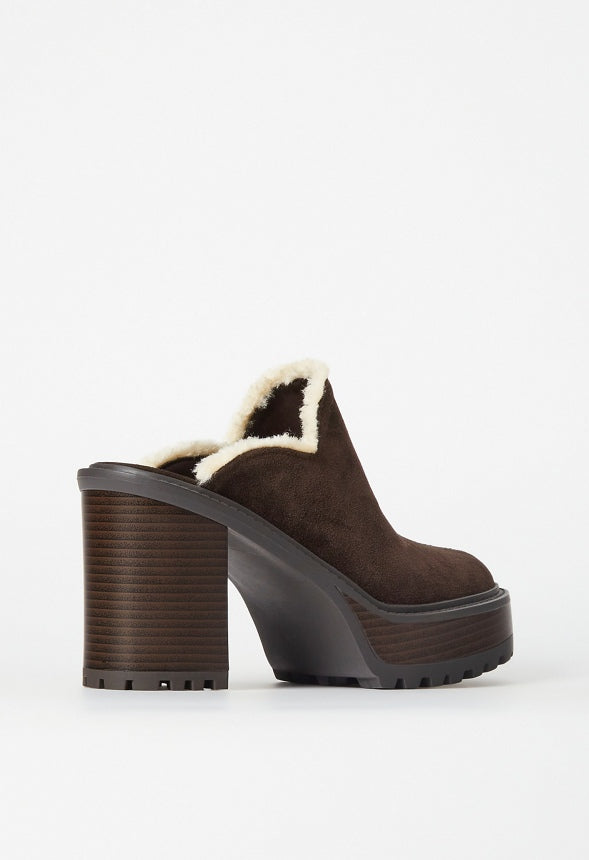 Alec Block Heeled Mule Coffee