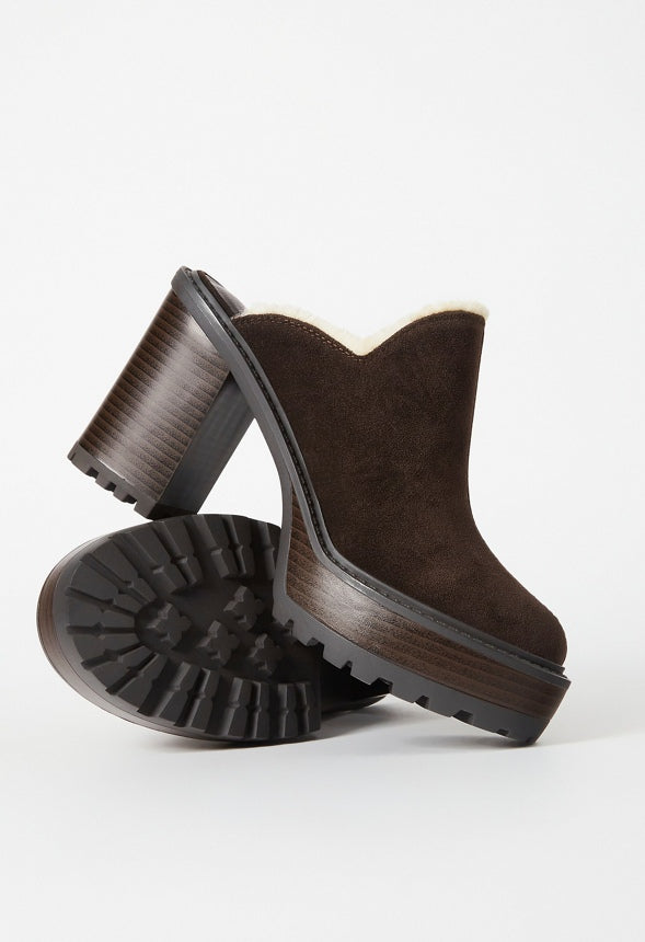 Alec Block Heeled Mule Coffee