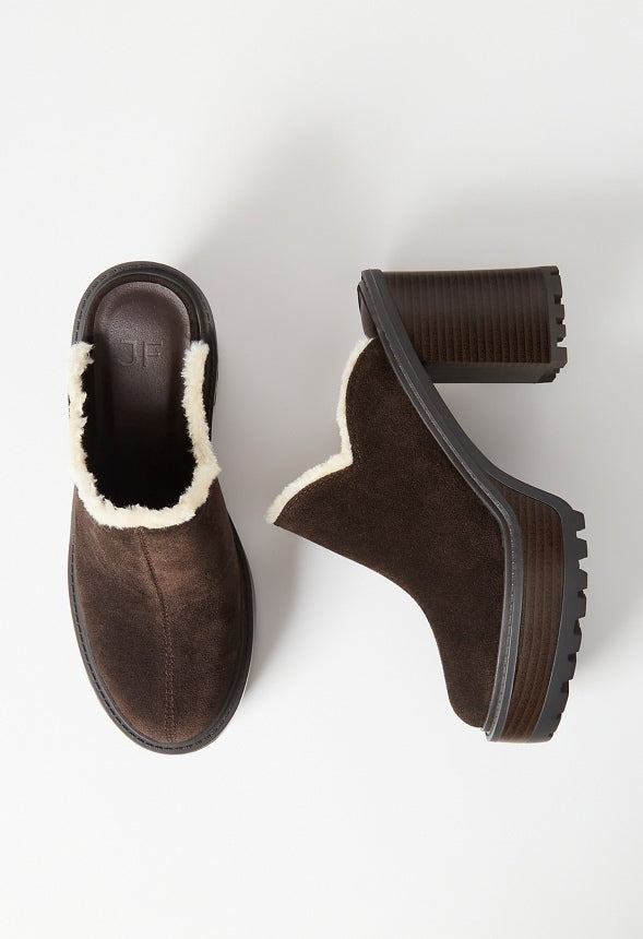 Alec Block Heeled Mule Coffee