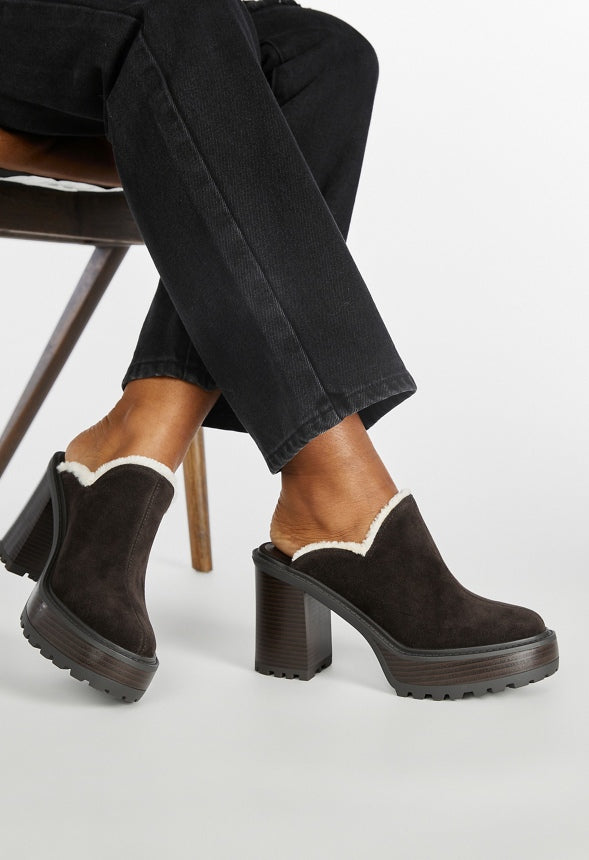 Alec Block Heeled Mule Coffee