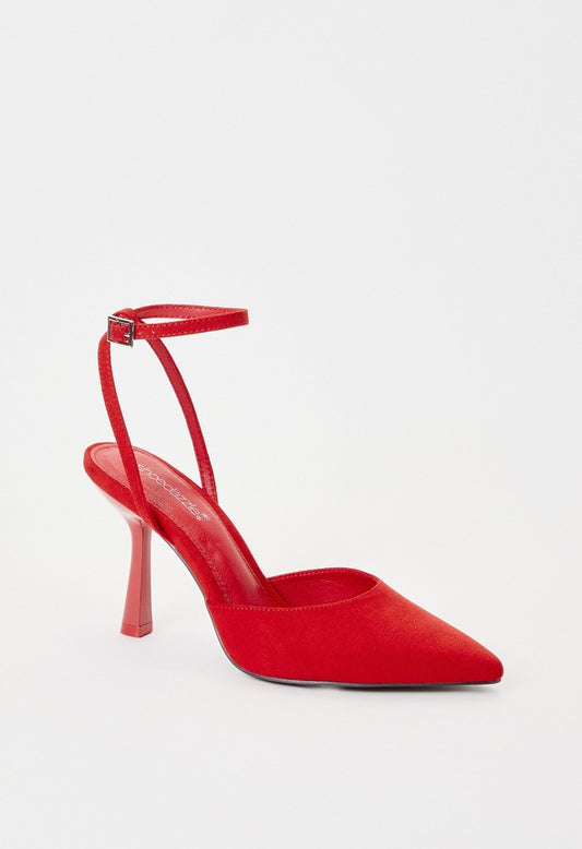 Amalia Ankle Wrap Pump Salsa Red