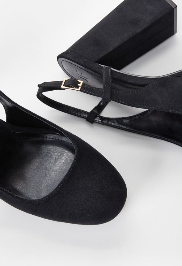 Mikayla Platform Pump Black