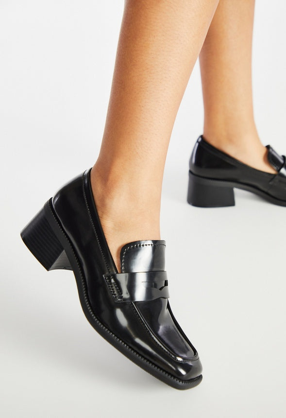 Hollis Loafer Pump Black