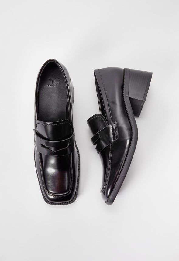 Hollis Loafer Pump Black