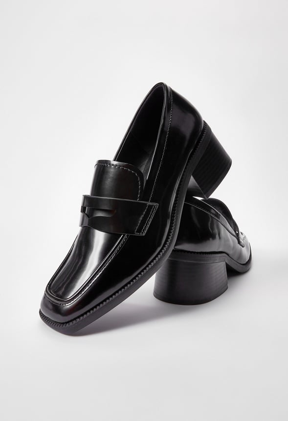 Hollis Loafer Pump Black