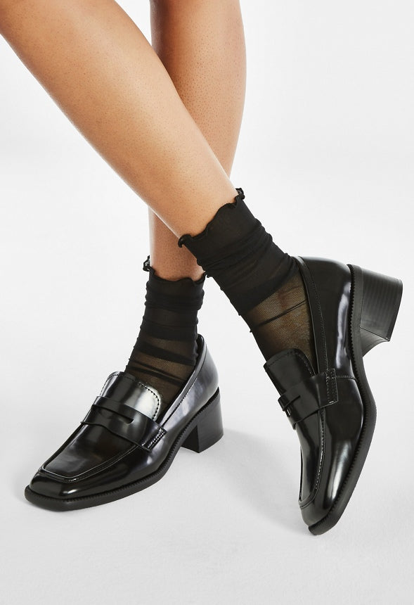Hollis Loafer Pump Black