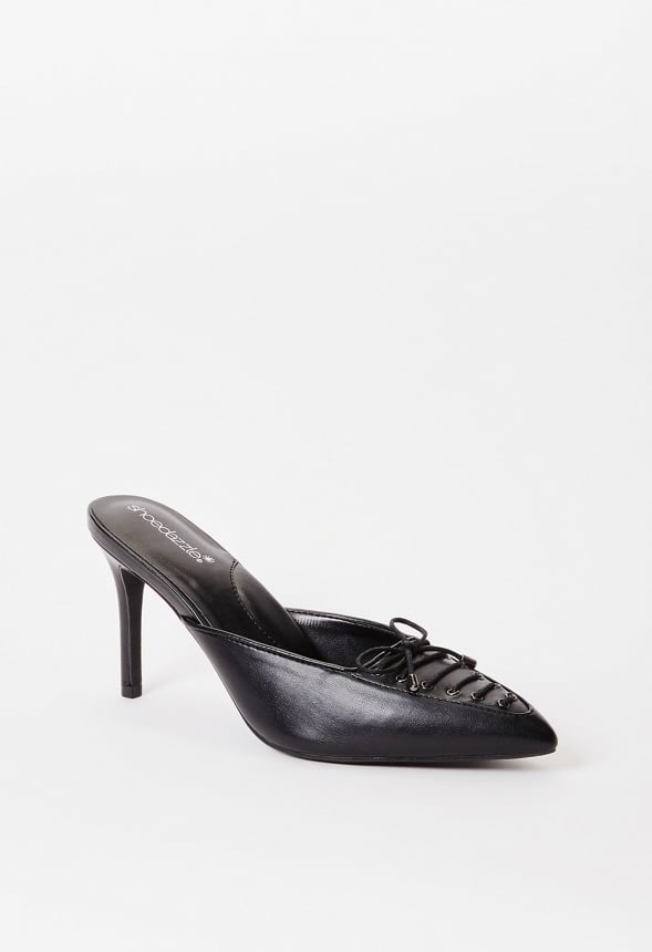 Cherie Mule Pump Black