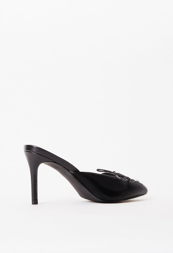 Cherie Mule Pump Black
