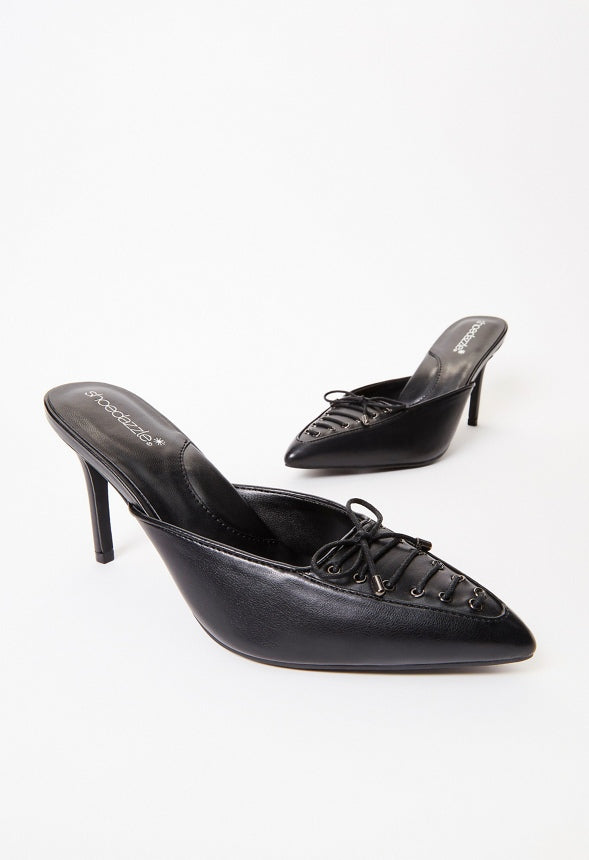 Cherie Mule Pump Black