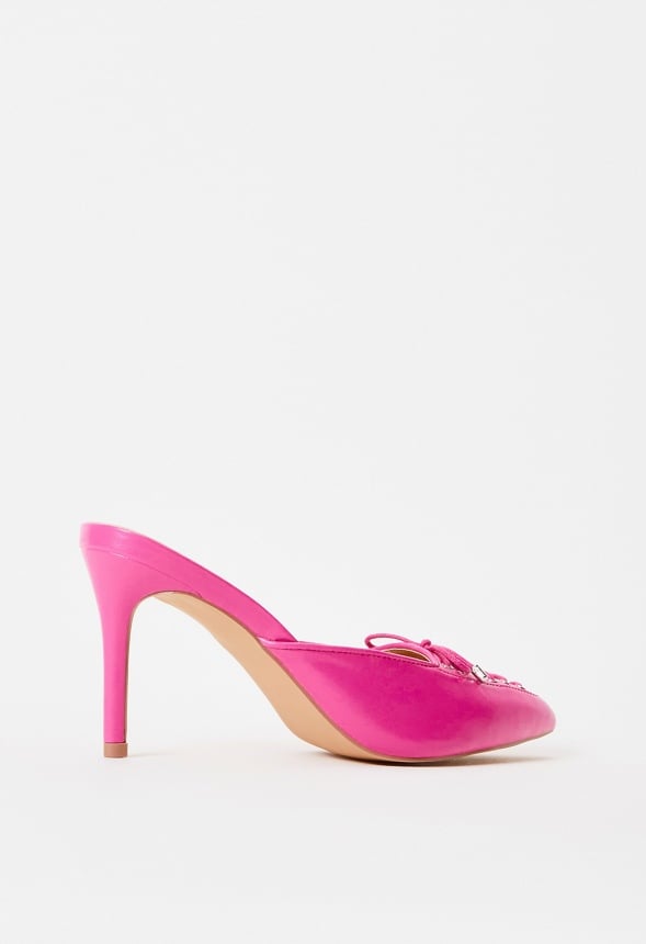 Cherie Mule Pump Shocking Pink
