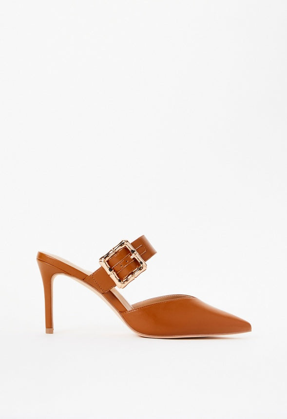 Cynthia Pointed Toe Pump Camel
