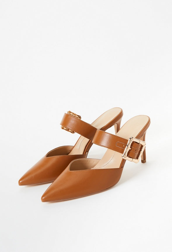 Cynthia Pointed Toe Pump Camel