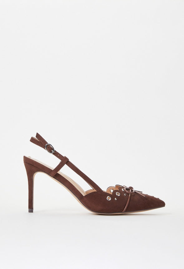 Whitnee Slingback Pump Chocolate Lab