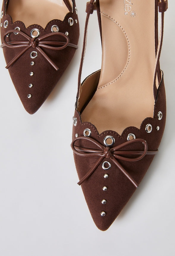 Whitnee Slingback Pump Chocolate Lab