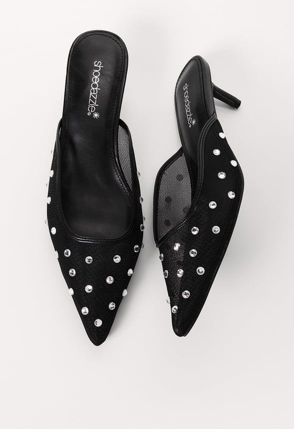 Nicolete Mule Pump Black