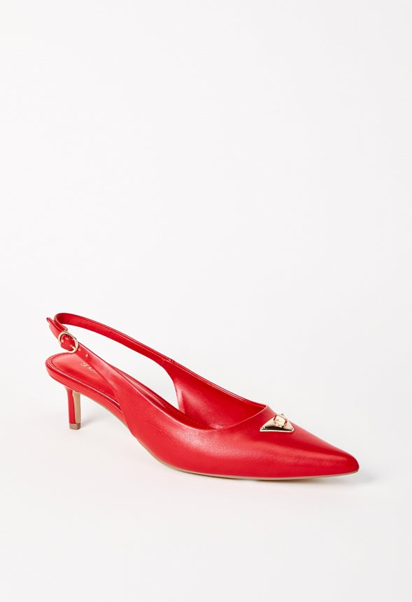 Kendi Slingback Pump Salsa Red