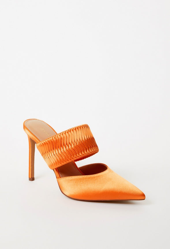Adira Pointed Toe Pump Persimmon Orange