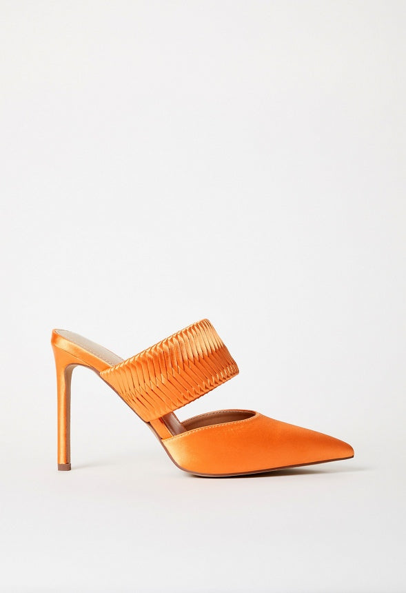 Adira Pointed Toe Pump Persimmon Orange