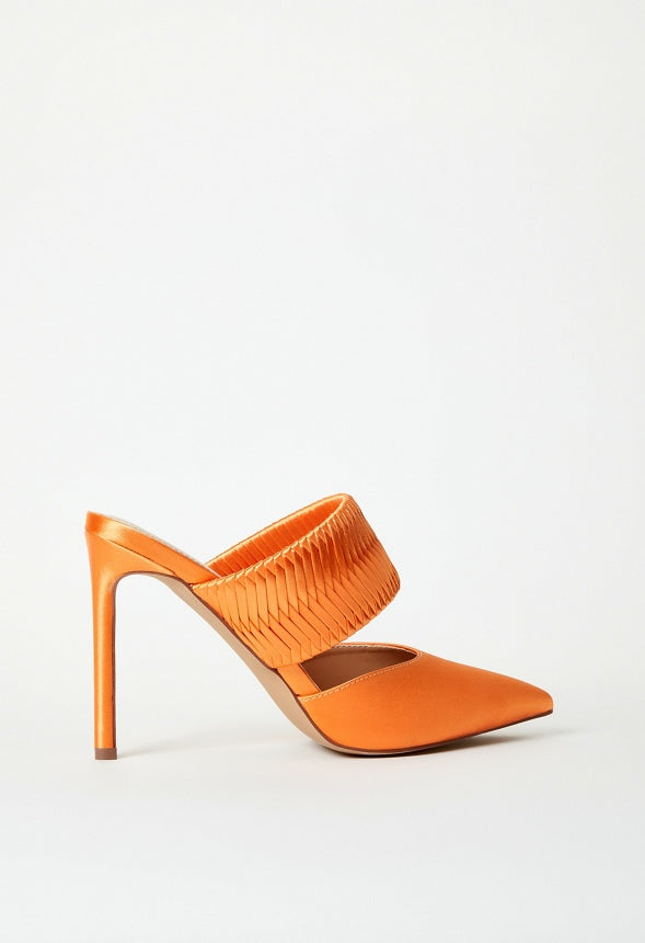 Adira Pointed Toe Pump Persimmon Orange