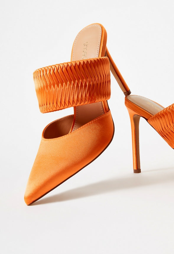 Adira Pointed Toe Pump Persimmon Orange