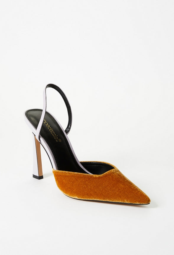 Steffi Slingback Pump Orchid Petal/ Bronze Gold
