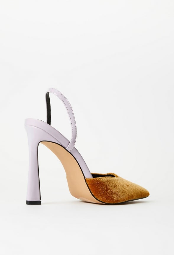 Steffi Slingback Pump Orchid Petal/ Bronze Gold