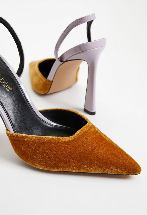Steffi Slingback Pump Orchid Petal/ Bronze Gold