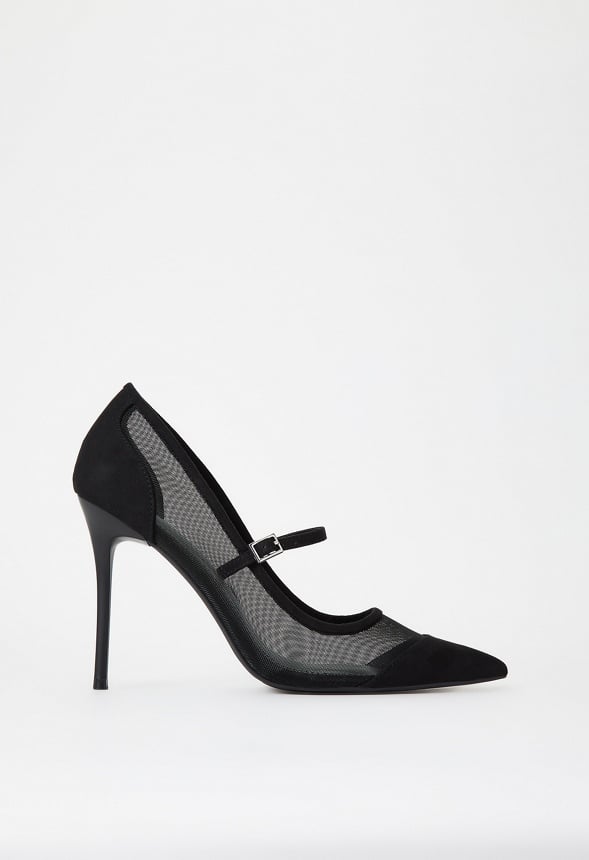 Valentina Mary Jane Pump Black