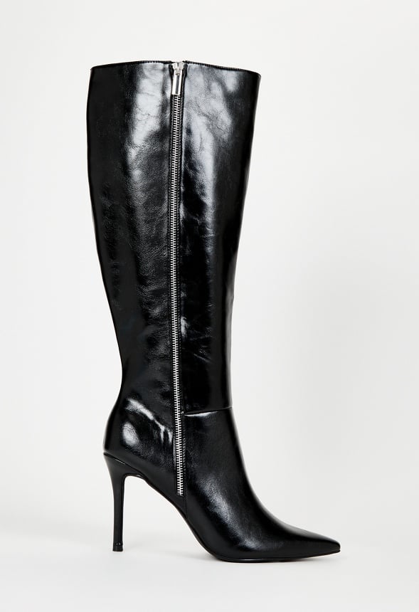 Jaz Heeled Boot Black