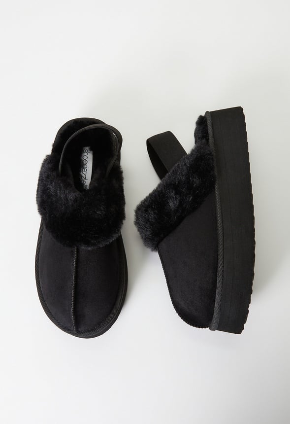 Levaine Fuzzie Mule Black Caviar